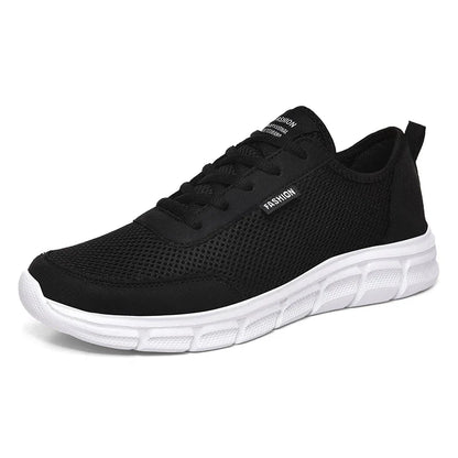 Zapatos de malla para hombre, zapatos casuales con cordones, zapatillas deportivas para hombre, calzado ligero y transpirable, zapatillas deportivas cómodas, zapatillas para hombre