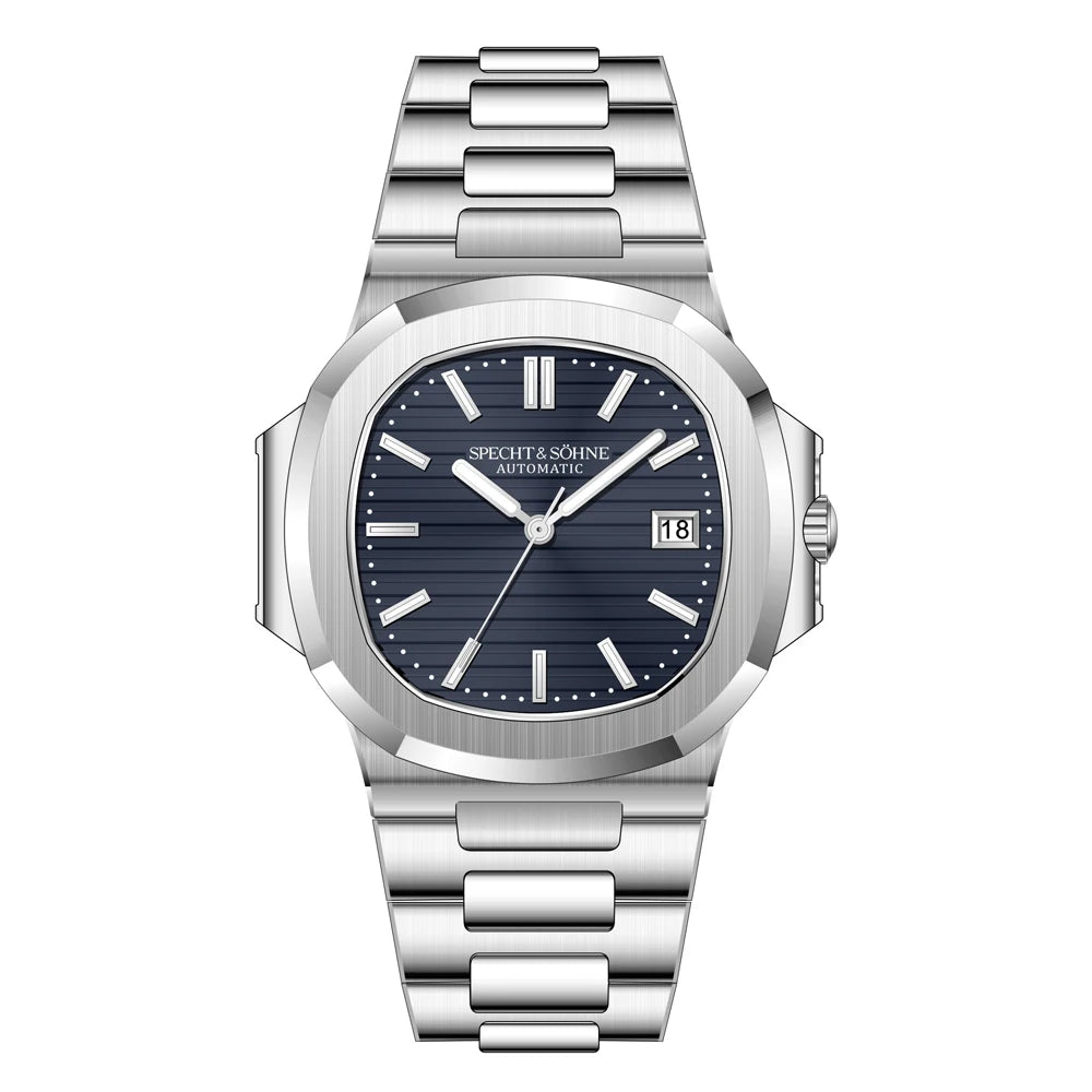 Novo relógio masculino Specht&Sohne mecânico Japan Miyota 8215 Movt em aço inoxidável rose gold clássico 5711 impermeável