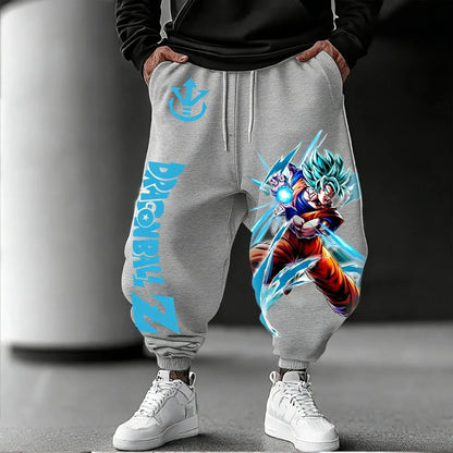 Unisex Pure Cotton Pants Dragon Ball Goku 2026 Summer New Product Harajuku Anime Print American Hip-hop Loose Casual Pants