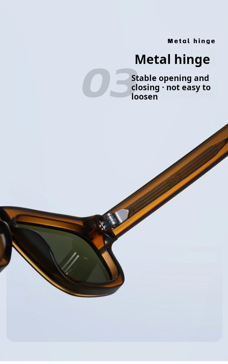 TFTB Fashion Trend Polarized Men's and Women's Sunglasses High quality Acetate Retro Square UV Protection Driving Glasses S32241
