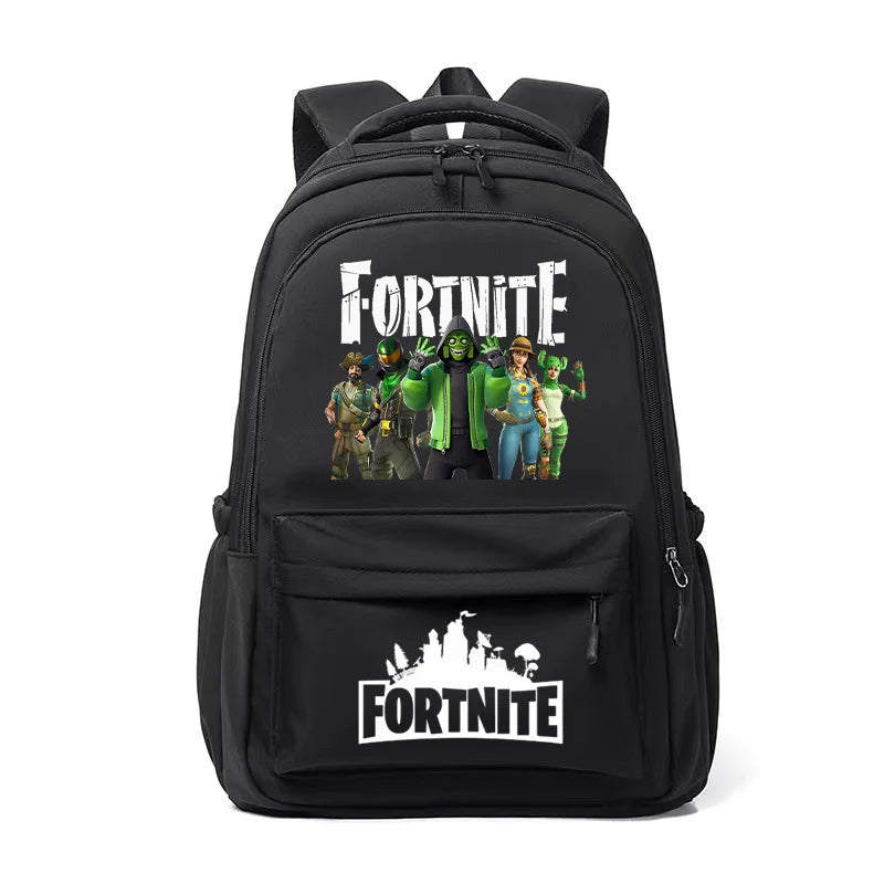 Fortnites Kids Backpack Portable Large Capacity Student Schoolbag Cartoon Printed Shoulder Bag School Supplies for Boys Gift