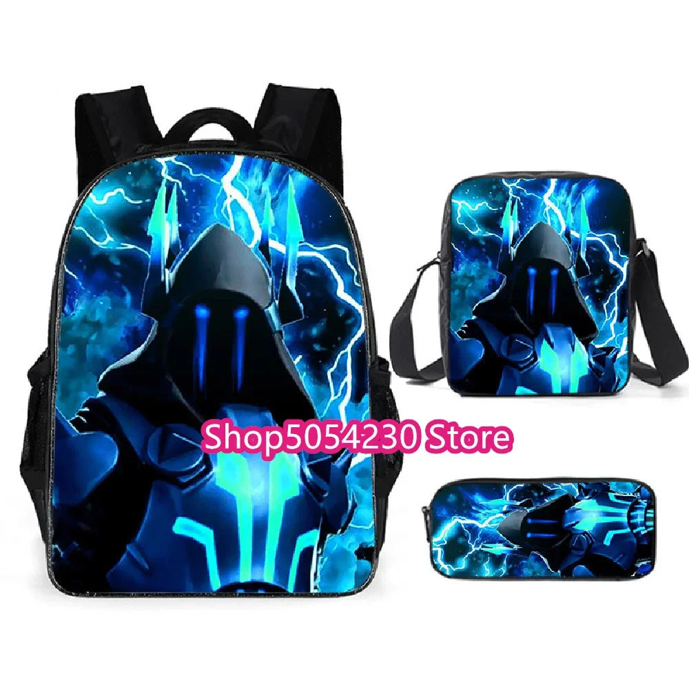 Fortnited 3-teiliges Rucksack-Set für Jungen – Victory Game, 16 Zoll, wasserabweisender Vorschul-Rucksack, cooler Grundschulrucksack