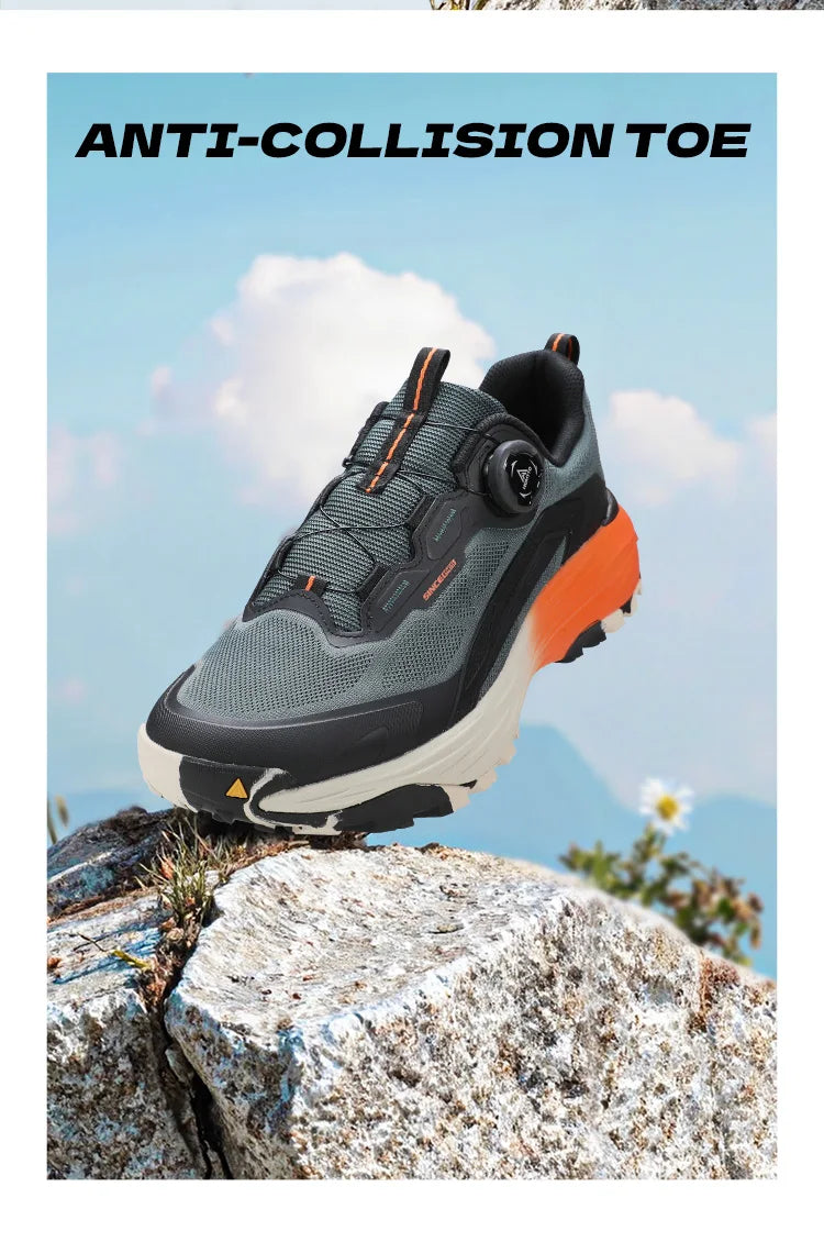 HUMTTO Men's Breathable Hiking Sneakers Non-slip Casual Running Shoes Outdoor Climbing Sneakers Designer Trekking Boots