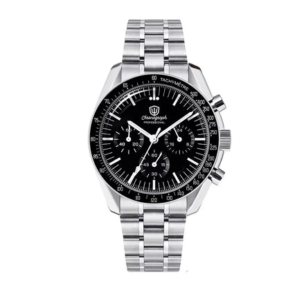 Watchdives New Wd1863 Quartz Men's Watch VK63 Chronograph Bubble Sapphire Waterproof 39Mm Steel Top Brand Luxury Business Watch