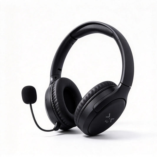 Casque sans fil pour enfants avec micro amovible, Bluetooth 5.4, supra-auriculaire, emplacement pour carte TF, réduction de bruit par IA, pour l'école, les études en ligne et la musique