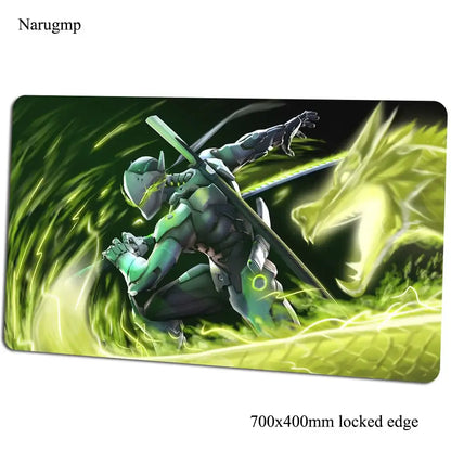Podloga za miš Overwatch 700x400x3mm, gaming podloga za miš, anime stil, za ured i prijenosno računalo, podloga za stol, poklon za dječaka, podloga za PC gamere