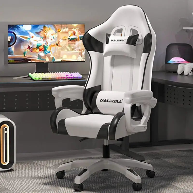 Ergonomic Gaming Chair Racing Style Computer Chair with Adjustable Armrests, Reclining Office Chair, E-Sports Chair for Home & Office