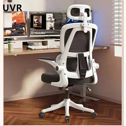 UVR Ergonomic Office Chair Adjustable Computer Chair with Armrests, Swivel Desk Chair for Home Office, Study Room, Gaming & Work Space