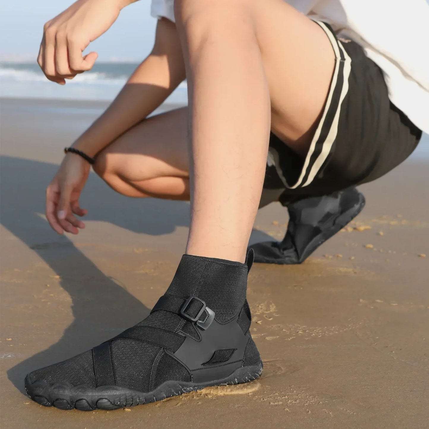 Outdoor Sport Hiking Wading Sneakers Unisex Swimming Water Shoes High Top Barefoot Beach Aqua Shoes Fitness Diving Surf Sandals