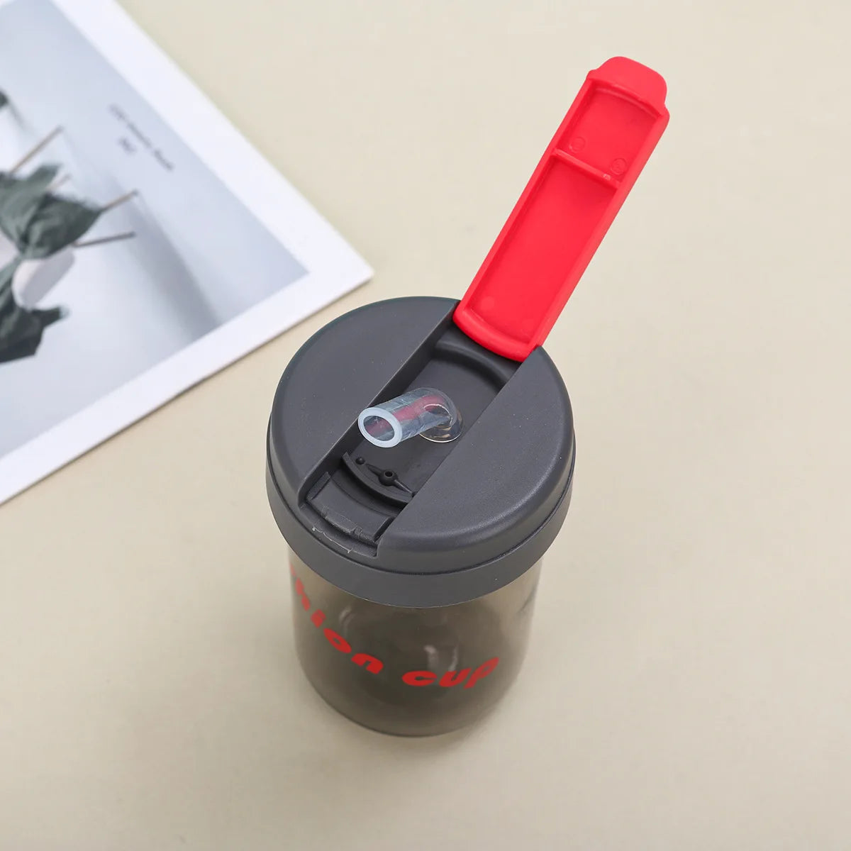 Game Fortnites Mini Straw Cups School Student Plastic Water Bottle Children Leak-proof Coffice Milk Cups Travel Outdoor Office