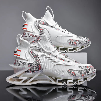 Printemps hommes baskets chaussures décontractées respirantes de haute qualité antidérapant amortissement chaussures de sport en plein air confortable maille chaussures Zapatillas