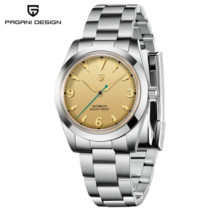 2024 NEW PAGANI DESIGN Sports Men's Automatic Mechanical Wristwatch Japan NH35A Stainless Steel Simple 200M Waterproof Montre Homme