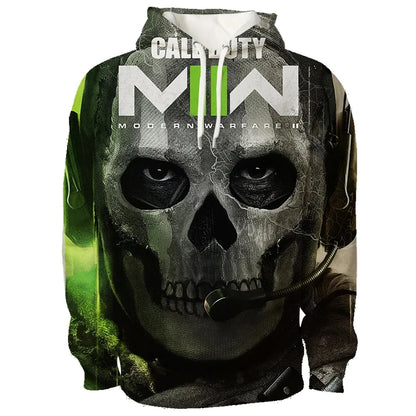 Pop Game Call Of Duty Warzone 3D Printed Hoodie Men's And Women's Hooded Pullover Trendy Streetwear Youth Sweatshirt Clothing