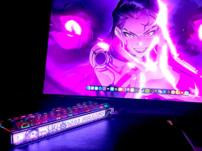 Novo AULA HERO 68HE/ULTRA — Kits de autocolantes, teclado gaming com interruptores magnéticos e acessórios para teclado mecânico com fios personalizado para e-sports