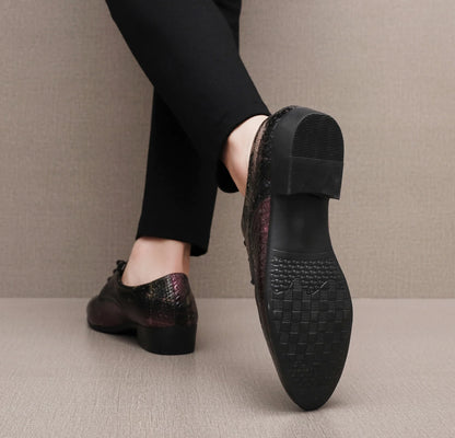Pantofi Oxford din piele PU pentru bărbați, pantofi casual în stil urban, adidași ușori, pantofi de plimbare în aer liber pentru bărbați, încălțăminte elegantă de ocazie