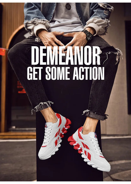New Men's and Women's Running Shoes Breathable Casual Sneakers Anti-slip Vibration Comfortable Outdoor Sports Walking Shoes 36-48