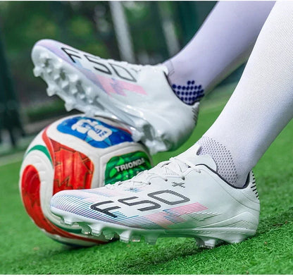 Nouvelles chaussures de football pour hommes, chaussures de football professionnelles, chaussures d'entraînement, chaussures de match, baskets antidérapantes, chaussures de sport pour terrain gazonné, chaussures d'extérie
