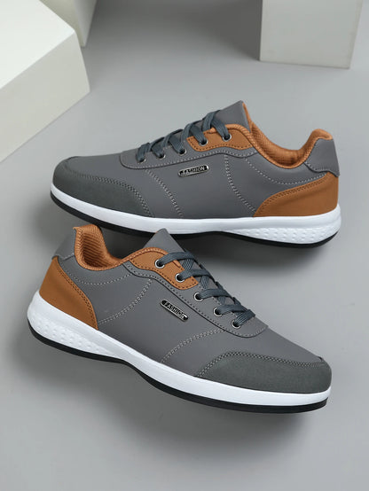 Pantofi de mers pe jos impermeabili pentru bărbați „Four Seasons”, pantofi sport casual din piele pentru bărbați, pantofi de camping antiderapanti, pantofi de tenis pentru bărbați