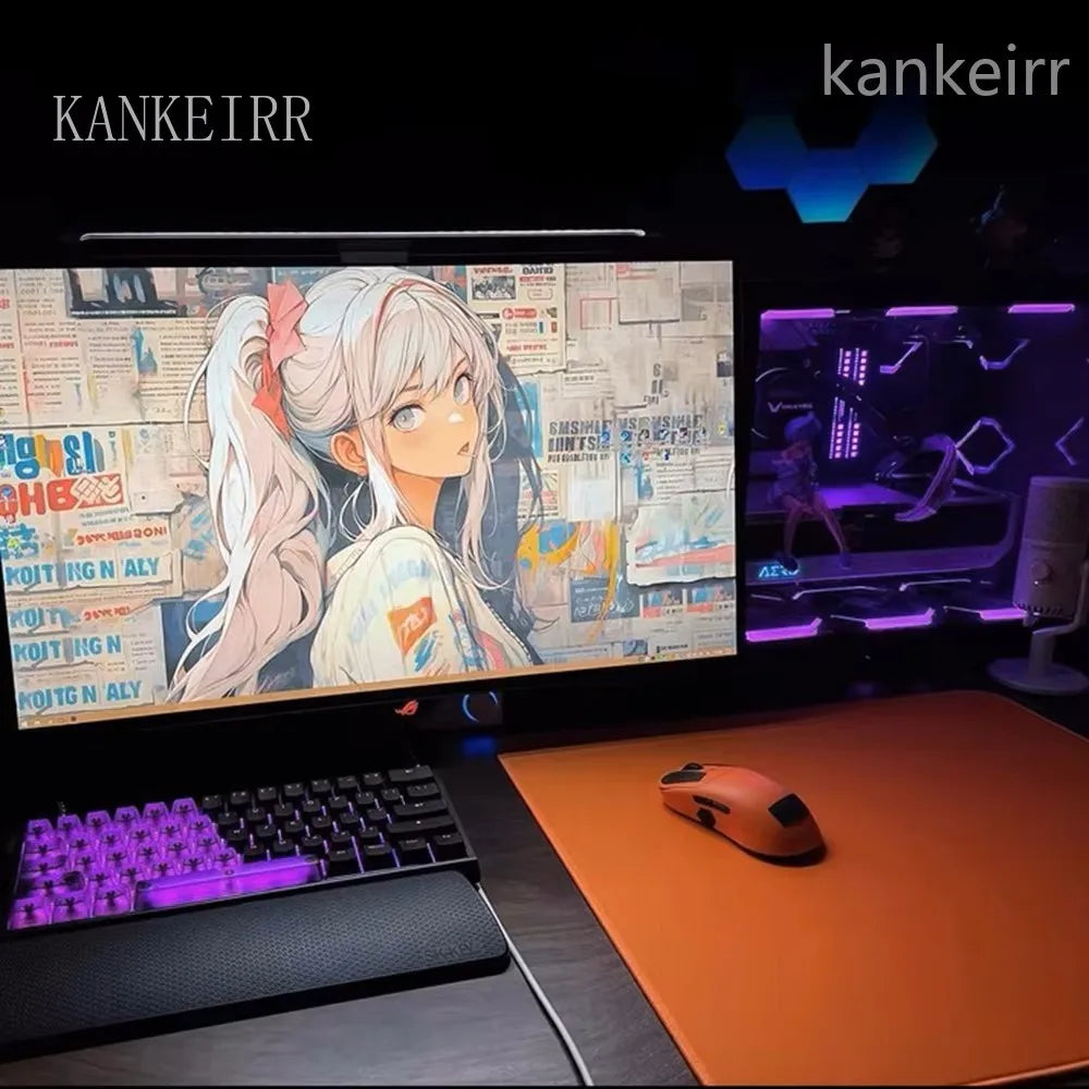 Alfombrilla de ratón Black Speed de color puro, alta elasticidad, base antideslizante, alfombrilla gaming premium para e-sports con superficie ultrafina, deskmat