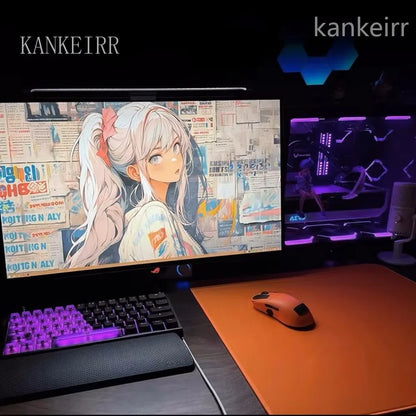 Alfombrilla de ratón Black Speed de color puro, alta elasticidad, base antideslizante, alfombrilla gaming premium para e-sports con superficie ultrafina, deskmat