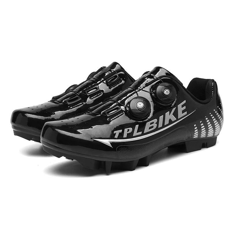 New Men’s and Women’s Bicycle Shoes Outdoor Cycling Shoes with Three Functional Soles Professional Training Shoes