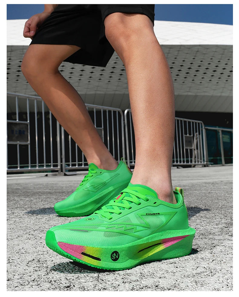 Tekaski čevlji Carbon Board Speciality Marathon za moške, športni, zračni, lahki, za ženske, udobni, protizdrsni, Chunta superge