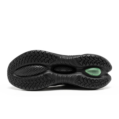 ONEMIX Nieuwe hardloopschoenen met demping voor heren, geschikt voor intensieve hardlopers, met veters, sportschoenen voor dames, antislip, outdoor, atletische herensneakers