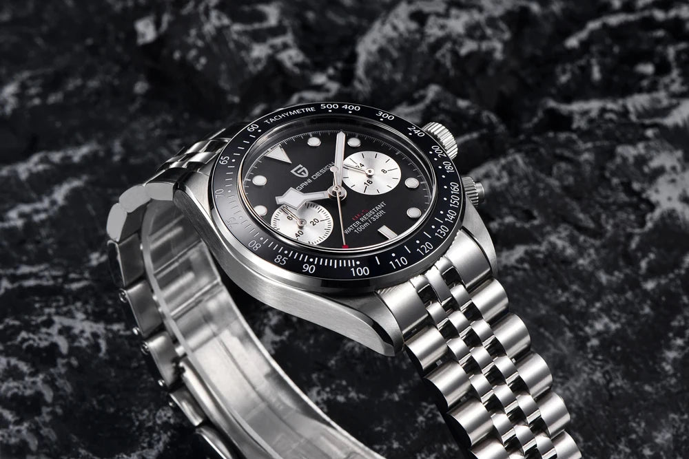 PAGANI DESIGN New Panda Men's Watches Top Luxury Quartz Wristwatches Chronograph Watch Man 2026 Gift AR Sapphire Ceramic Bezel