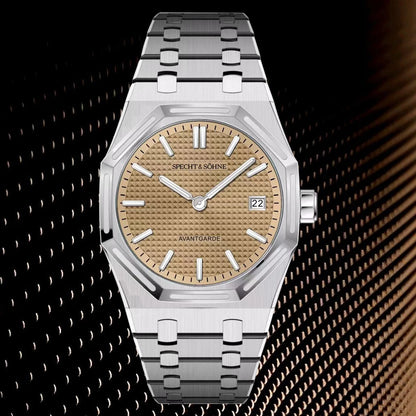 2026 New Specht & Söhne 38mm Quartz Wristwatch For Men Luminous Sapphire Crystal Ultrathin Stainless Steel Watch 50M Waterproof
