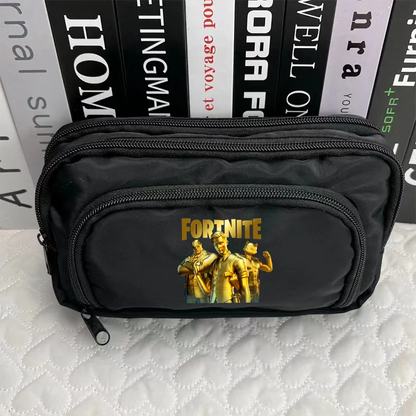 Fortnite Pen Box Creative Game Pattern Pencil Case Harajuku Storage Bag Boy Girl Back to School Supplies Birthday Party Gifts