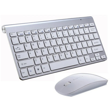 Combo tastiera e mouse wireless spagnolo ebraico coreano thailandese 2.4G, mini tastiera e mouse wireless portatili per Windows Mac Android