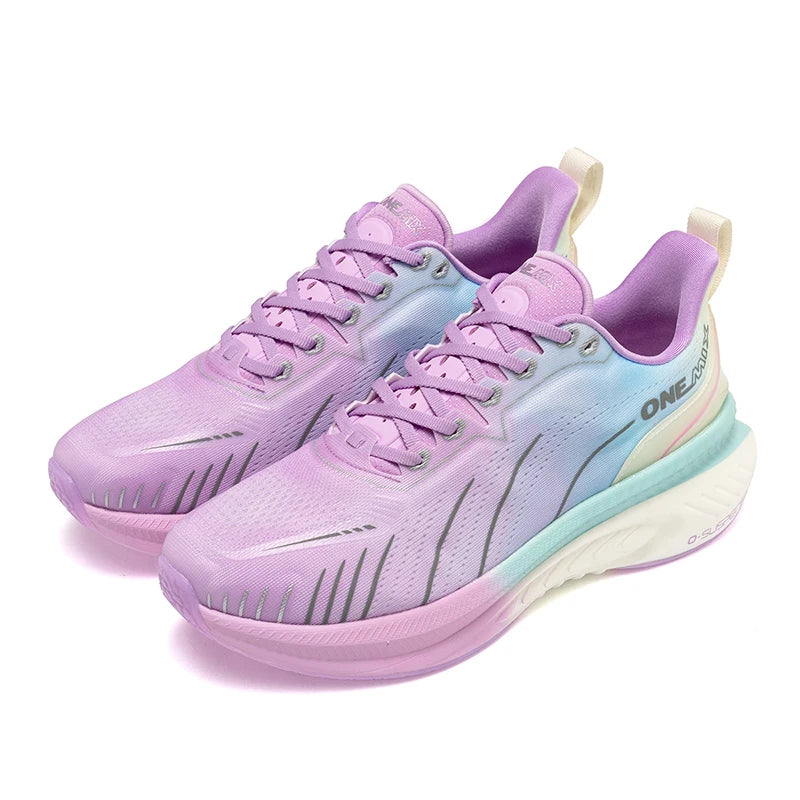 ONEMIX Nieuwe hardloopschoenen met demping voor heren, geschikt voor intensieve hardlopers, met veters, sportschoenen voor dames, antislip, outdoor, atletische herensneakers