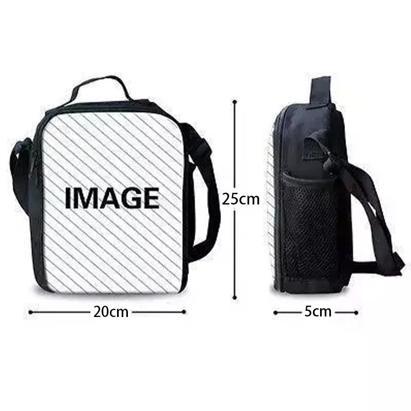 Hot Game Child Insulated Large Fortnite Capacity Bag for Boy Girl Student Outdoor Picnic Reusable Thermal Cooler Lunch Box
