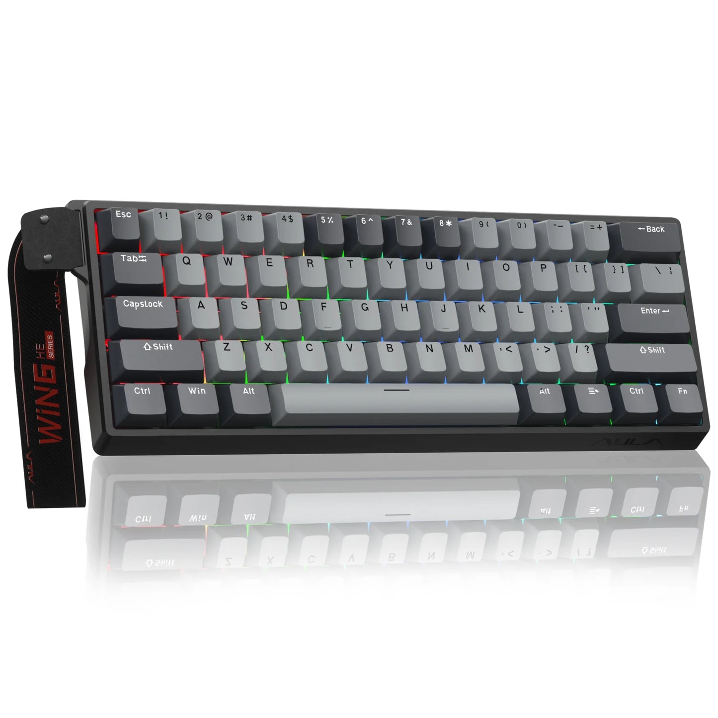 WIN60PRO Magnetic Switch Keyboard Rapid Trigger 8K Return RGB Hotswap 60% Layout Esports Gaming Keyboard