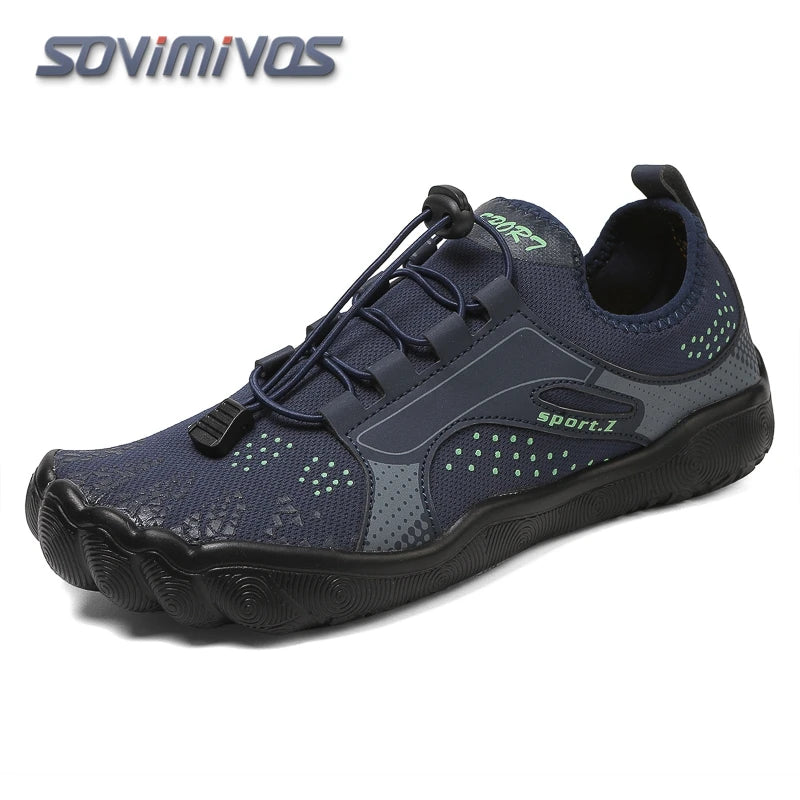 Men's Trail Running Shoes, Lightweight Athletic Zero Drop Barefoot Shoes Non Slip Outdoor Walking Minimalist Shoes for Women