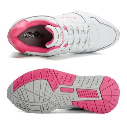 BONA 2023 New Designers Brand Classics  Light Sneakers Women Fashion Running Shoes Casual Walking Footwear Ladies Comfort