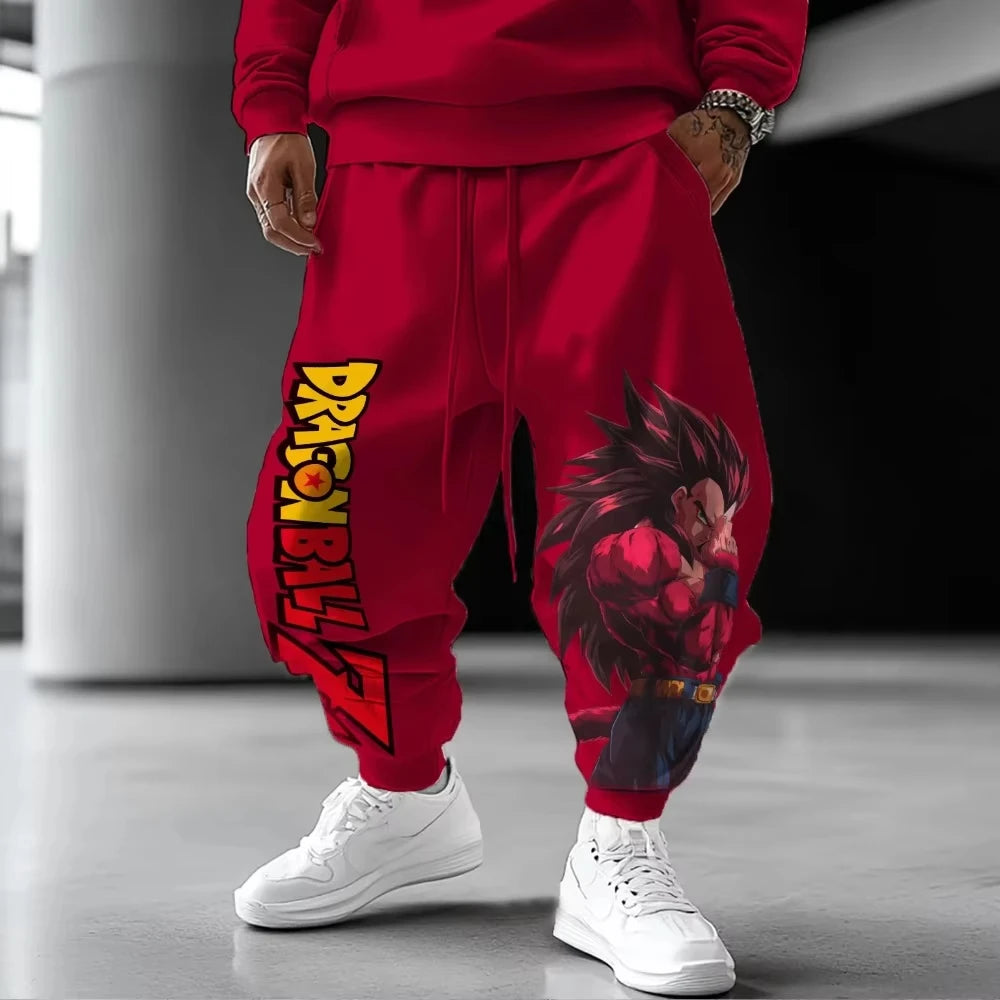 Pantalones deportivos Dragon Ball para hombre Broly primavera, otoño e invierno, anime japonés, jogger Y2K Harajuku de algodón