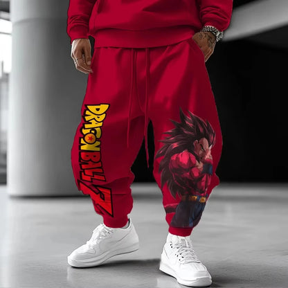 Pantalones deportivos Dragon Ball para hombre Broly primavera, otoño e invierno, anime japonés, jogger Y2K Harajuku de algodón