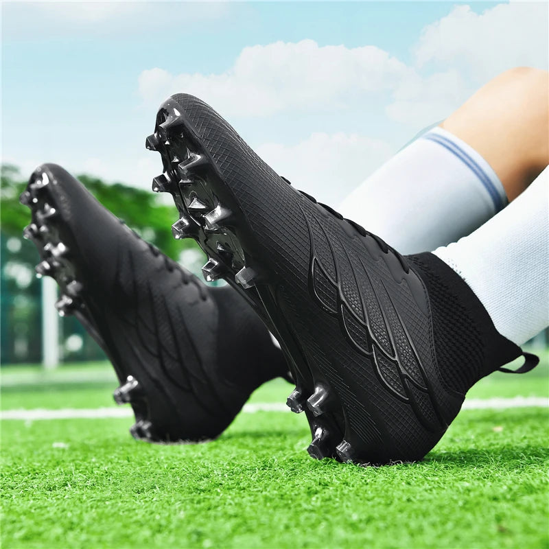 2026 Superfly FG Football Boots Outdoor Soccer Cleats Black Shoes Soft Sport Professional Shoes Breathable Comfortable Boots Plus