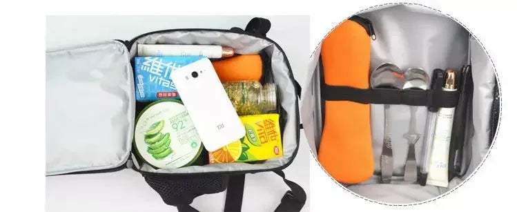 Child Insulated Large Capacity Bag for Boy Girl Student Hot Game Outdoor Picnic Resuable Thermal Cooler Lunch Box F-FortniteS
