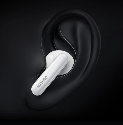 UGREEN ANC Semi-Open TWS Bluetooth 5.3 Earbuds – Adaptive Noise Cancelling LDAC Hi-Res Audio Wireless Earphones with Charging Case