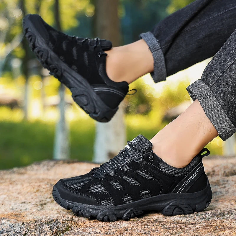 Moški Ženski Zunanji športi Pohodniški čevlji Modni treking čevlji Udobna obutev Čevlji za tek v vseh letnih časih za moške Dihajoči čevlji