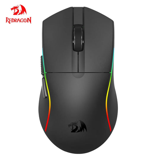 Mouse gaming REDRAGON DEICIDE M816 PRO RGB USB cu suport Bluetooth 2.4G wireless, 26000 DPI, 6 butoane pentru gameri, mouse cu fir pentru computer