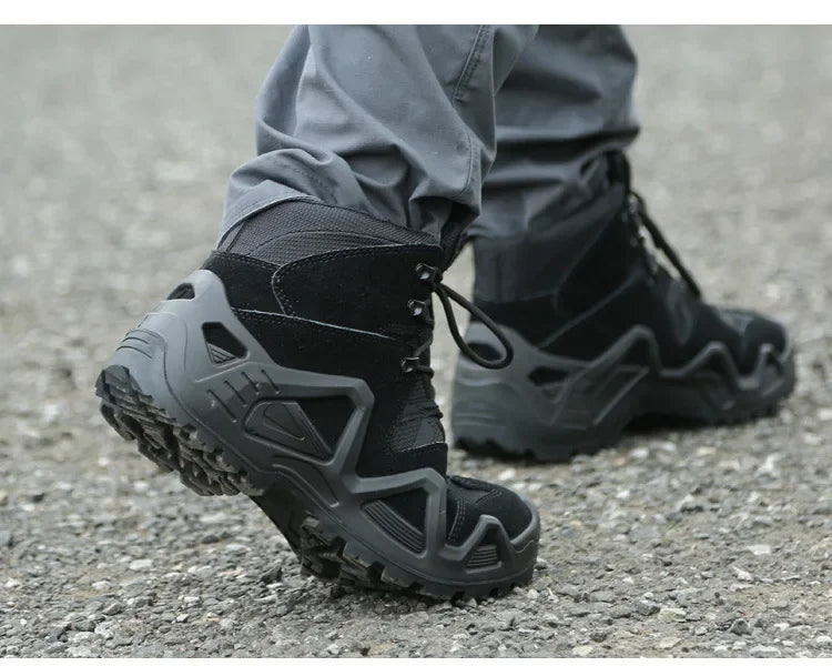 Hommes tactique militaire formation désert bottes mâle en plein air Camping randonnée escalade Trekking chasse chaussures antidérapantes sport baskets