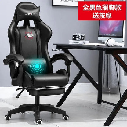 Joylive WCG High-quality Leather Computer Gaming Chair Cafe Racing Chair for Office and Game Room
