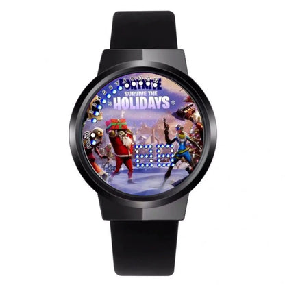 Fortnite Watch Cute Fashion Cartoon Personalized Kawaii Touch Night Light LED Student Electronic Watch Gift for Friends
