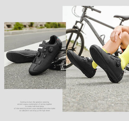 Pantofi de ciclism pentru șosea, pantofi de ciclism pentru mountain bike, respirabili și rezistenți la uzură, pantofi profesioniști cu sistem de blocare, pentru bărbați sau femei