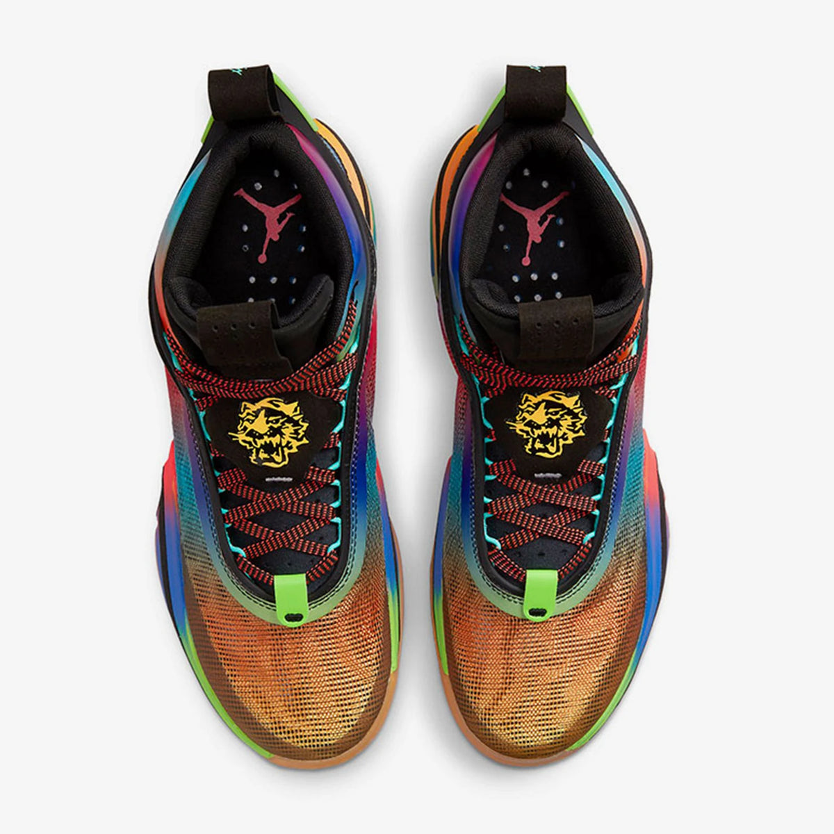 Nike Authentic Jordan Unisex Rainbow Mid-Top strapazierfähige Basketballschuhe DN4200-064
