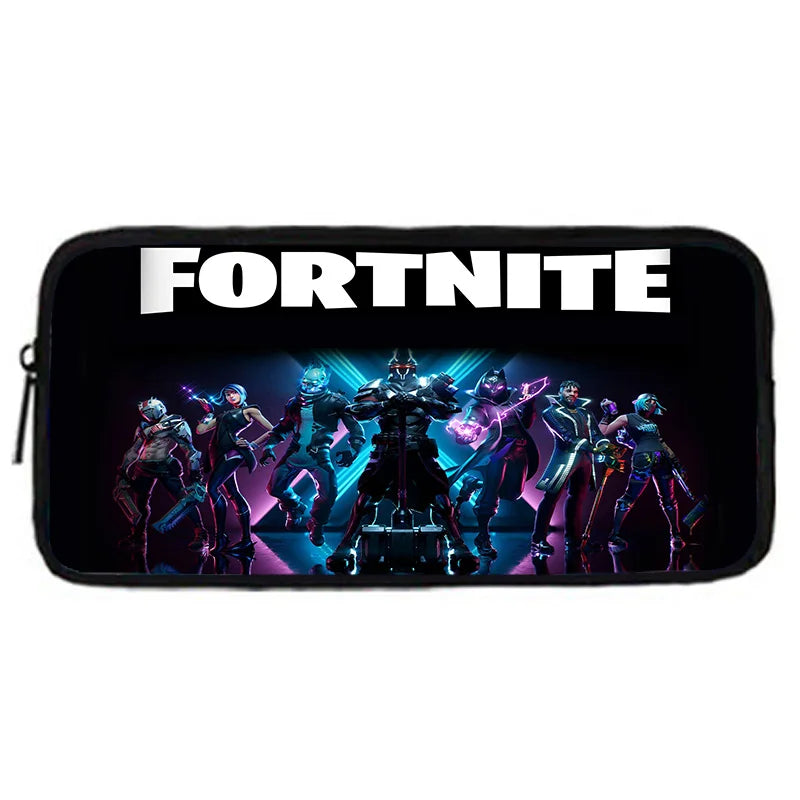 Hot Game Child School Backpack with Lunch Bags, Design-F-FortniteS Pencil Bags, School Bags for Boys Girls Best Gift