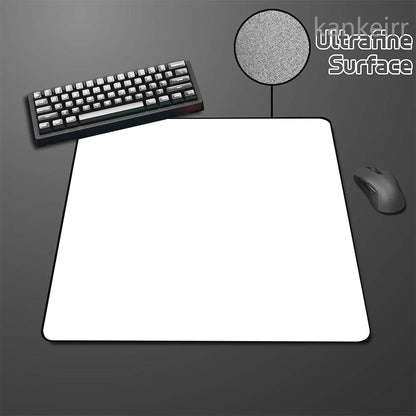Alfombrilla de ratón Black Speed de color puro, alta elasticidad, base antideslizante, alfombrilla gaming premium para e-sports con superficie ultrafina, deskmat